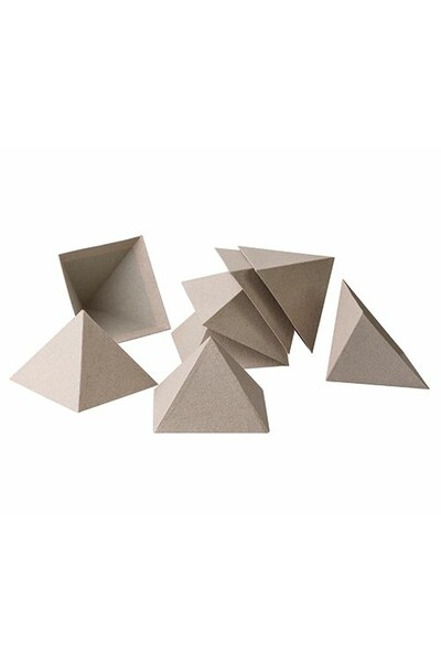 Papier Mache - Stackable Pyramids (Pack of 10) - The Creative School ...