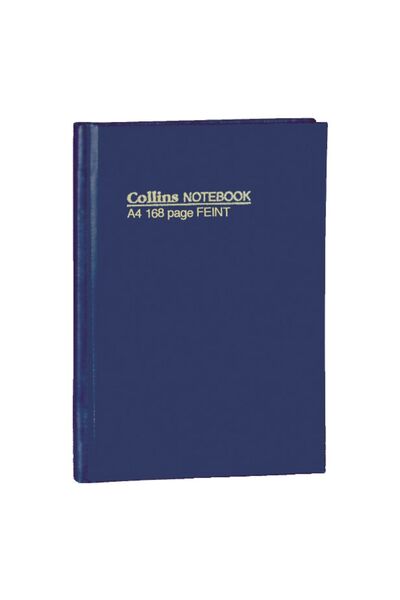 Collins No. 5800 Notebook: A4 - Blue (168 Pages) (COL-9312136058000 ...