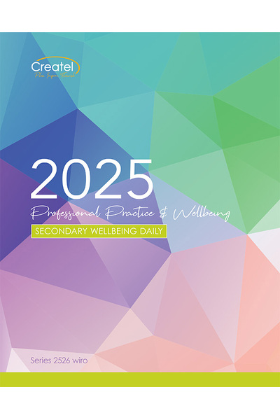 Secondary Wellbeing Planner 2025 (Daily) - Wiro Bound