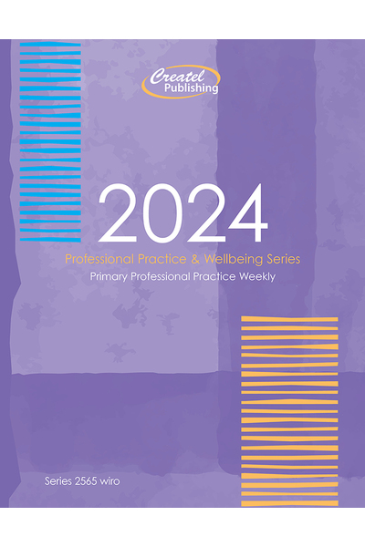 Professional Practice Primary Planner 2024 (Weekly) - Wiro Bound