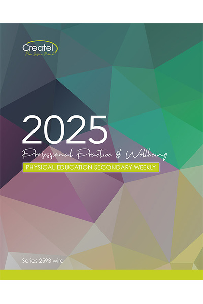 Physical Education Secondary Planner 2025 (Weekly) - Wiro Bound