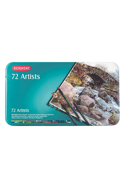 Derwent Coloured Pencils - Artists (Tin of 72)