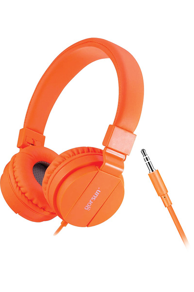 Folding Headphones - Orange