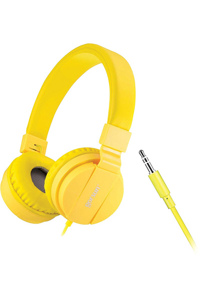 Folding Headphones - Yellow