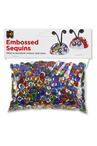 Embossed Sequins - Assorted (150g)