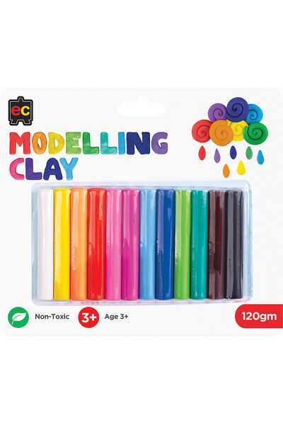 Modelling Clay 12 Colours (12x10g)