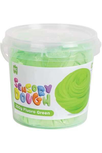 Sensory Dough - Fluoro Green 250g