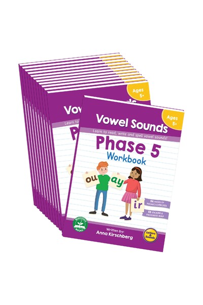 Phase 5 Vowel Sounds Workbook - 12 Pack