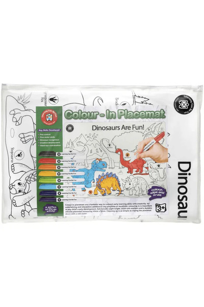 Colour in Placement Dinosaurs