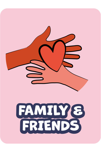 Junior Library Stickers - Family & Friends (Pack of 243)