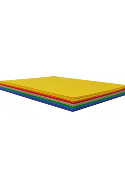 Rainbow Cardboard - 510x640mm Spectrum: 200gsm Assorted (Pack of 100)