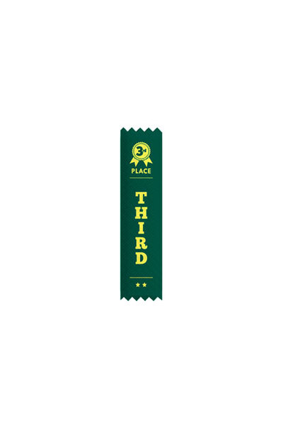 NYDA Plain Ribbons 3rd Place (Pack of 100)