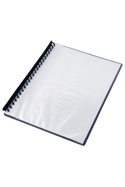 Sovereign Display Book (A4) - Refillable (Clear Front) Black: 20 Pocket (Single)