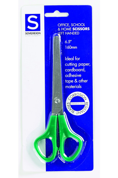 Sovereign Left-Hand Scissors - 16cm: Green