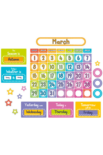 Brilliant Brights - Magnetic Calendar Set