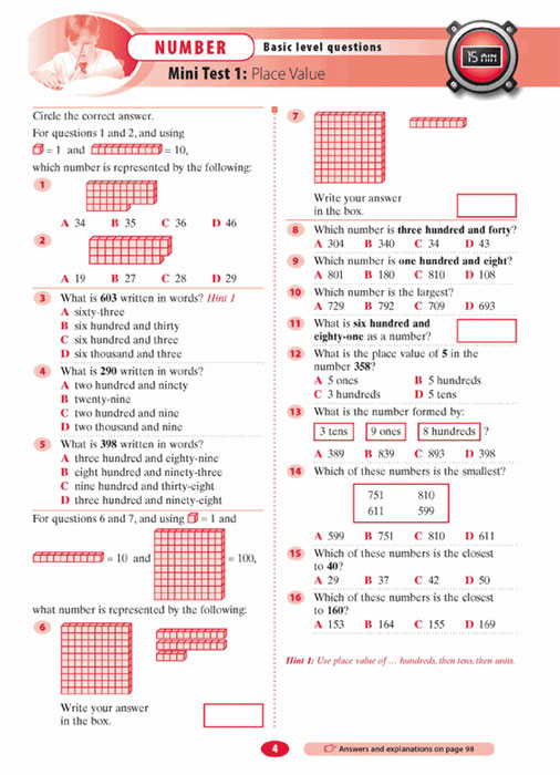 Excel NAPLAN Style Numeracy Test Year 3 Pascal Press Educational Resources And Supplies 