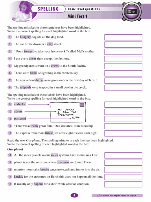 Excel NAPLAN Style Literacy Test Year 5 Pascal Press 