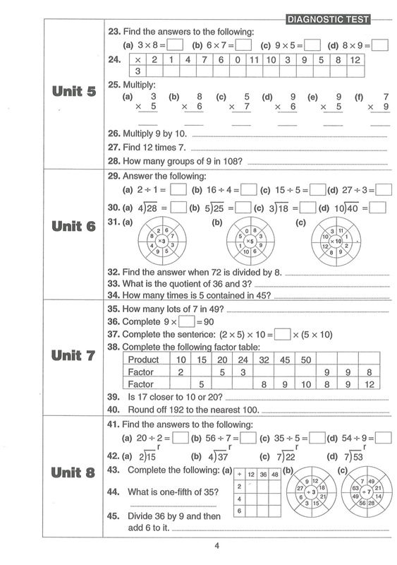 Excel Basic Skills - Multiplication and Division: Years 3-4 - Pascal ...