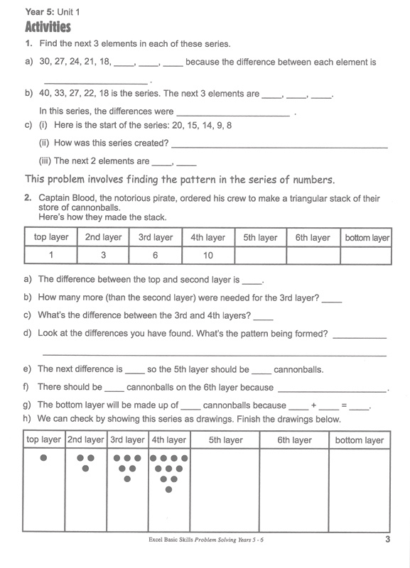 Excel Basic Skills - Problem Solving: Years 5-6 - Pascal Press ...