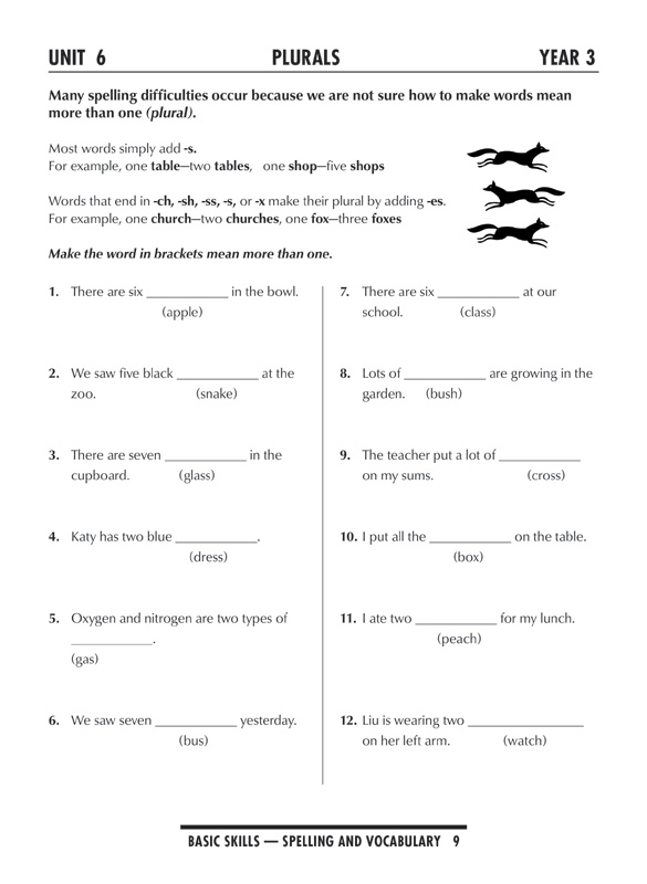 Excel Basic Skills - Spelling and Vocabulary: Years 3-4 - Pascal Press ...